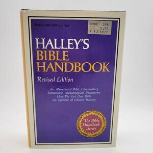 Halley's Bible Handbook New Revised 24th Edition Zondervan Vintage 1965 HCDJ